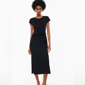 Wilfred Elegant Black Midi Dress